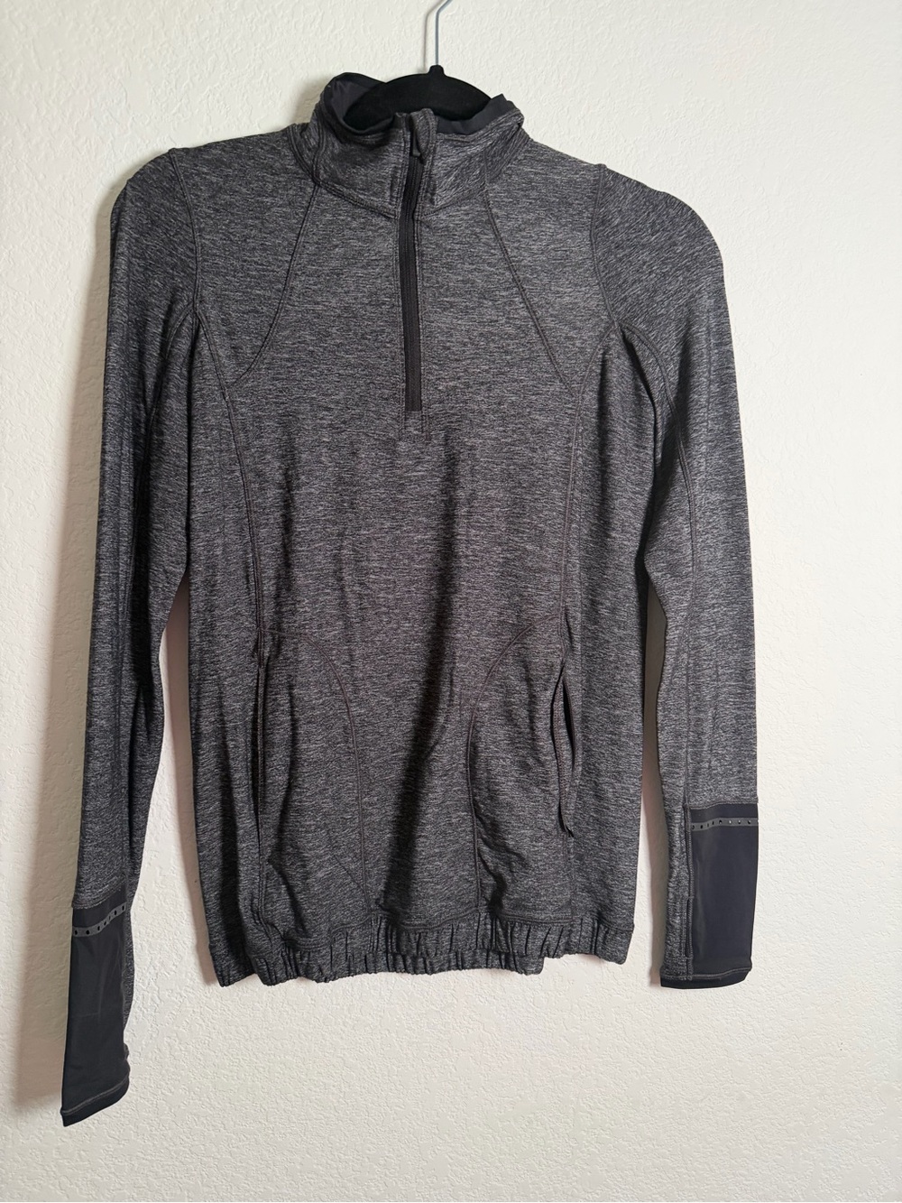 lululemon athletica Women's Dark Heather Gray Quarter-Zip Pullover